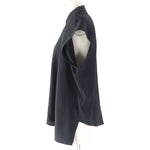 balenciaga Asymmetric Sleeveless Blouse Black