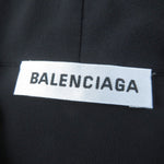 balenciaga Asymmetric Sleeveless Blouse Black