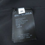 balenciaga Asymmetric Sleeveless Blouse Black