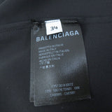 balenciaga Asymmetric Sleeveless Blouse Black