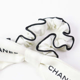 Chanel Logo Ribbon Scrunchie Hair Accessory