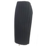 balenciaga Belted Long Pleated Wrap Skirt 34