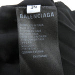 balenciaga Belted Long Pleated Wrap Skirt 34