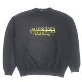 balenciaga Distressed Oversized Sweatshirt XS
