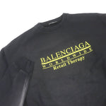 balenciaga Distressed Oversized Sweatshirt XS