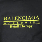 balenciaga Distressed Oversized Sweatshirt XS