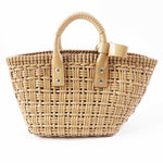 balenciaga Bistro XS 2WAY Bucket Bag Beige