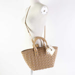 balenciaga Bistro XS 2WAY Basket Bag Beige
