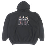 balenciaga Cotton Hoodie Parker XS Black