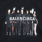 balenciaga Cotton Hoodie Parker XS Black