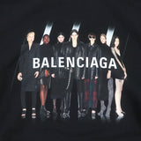 balenciaga Cotton Hoodie Parker XS Black