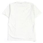 balenciaga Cotton Destroyed T-shirt Ivory S