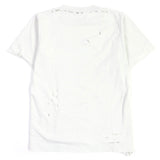 balenciaga Cotton Destroyed T-shirt Ivory S