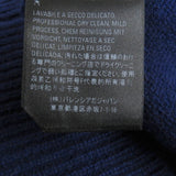 balenciaga Cashmere Logo Knit Sweater Blue XS