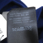 balenciaga Cashmere Logo Knit Sweater Blue XS