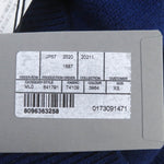 balenciaga Cashmere Logo Knit Sweater Blue XS