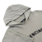 balenciaga Distressed Pixel Logo Pullover XS