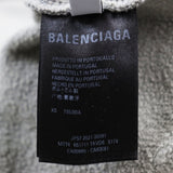 balenciaga Distressed Pixel Logo Pullover XS