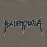 balenciaga Distressed Oversized T-shirt Brown