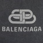 balenciaga Cotton BB Logo Oversized Pullover Hoodie XS