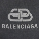 balenciaga Cotton BB Logo Oversized Pullover Hoodie XS
