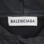 balenciaga Cotton BB Logo Oversized Pullover Hoodie XS