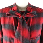 balenciaga Check Pattern Long Sleeve Shirt