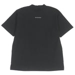 balenciaga Cotton Logo Print T-Shirt Black S