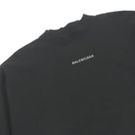 balenciaga Cotton Logo Print T-Shirt Black S