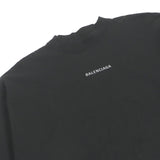 balenciaga Cotton Logo Print T-Shirt Black S