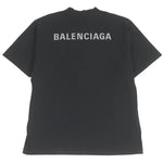balenciaga Cotton Logo Print T-Shirt Black S