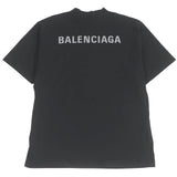 balenciaga Cotton Logo Print T-Shirt Black S