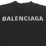 balenciaga Cotton Logo Print T-Shirt Black S