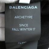 balenciaga Cotton Back Logo Oversized Pullover