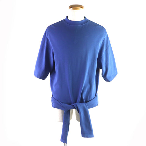 balenciaga Cotton Deformed T-shirt Blue M