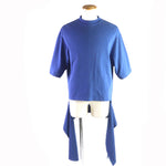 balenciaga Cotton Deformed T-shirt Blue M