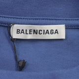balenciaga Cotton Deformed T-shirt Blue M