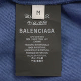 balenciaga Cotton Deformed T-shirt Blue M
