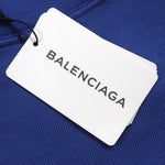 balenciaga Cotton Deformed T-shirt Blue M