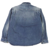 balenciaga Denim Shirt Indigo Blue S