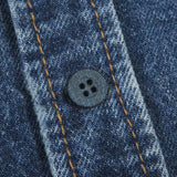 balenciaga Denim Shirt Indigo Blue S
