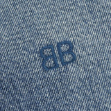 balenciaga Denim Shirt Indigo Blue S