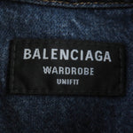 balenciaga Denim Shirt Indigo Blue S