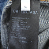 balenciaga Denim Shirt Indigo Blue S