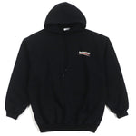 balenciaga Cotton Logo Print Pullover Hoodie