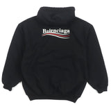 balenciaga Cotton Logo Print Pullover Hoodie
