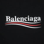 balenciaga Cotton Logo Print Pullover Hoodie