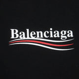 balenciaga Cotton Logo Print Pullover Hoodie