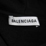 balenciaga Cotton Logo Print Pullover Hoodie