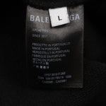 balenciaga Cotton Logo Print Pullover Hoodie